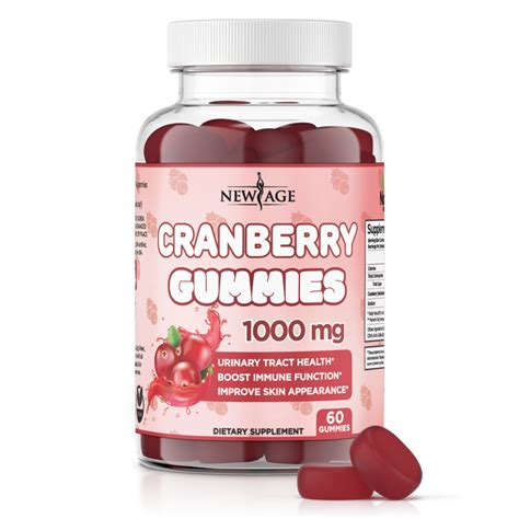 Cranberry Gummies New Age Natural