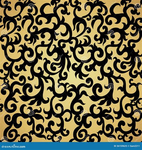 Безшовные обои картины Background.Damask. Иллюстрация вектора ...