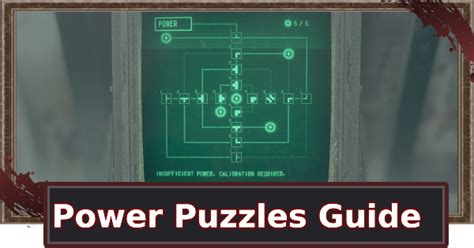 Re Remake All Power Puzzles Electronic Locks Solutions Resident