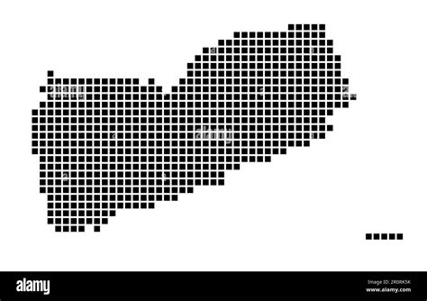 Yemen Map Map Of Yemen In Dotted Style Borders Of The Country Filled