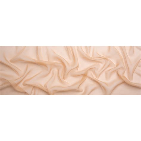 Chiffon Like Silk Voile Nude Adelaide Collection