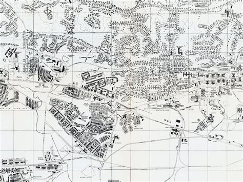 The Manhattan Project Oak Ridge Tennessee Map Atomic Bomb - Etsy