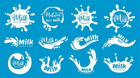 Milk Company Logo Vector Art Icons And Graphics For Free Download