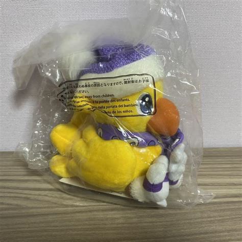 Final Fantasy Chocobo Plush Toy Winter Version Color Yellow Tagged