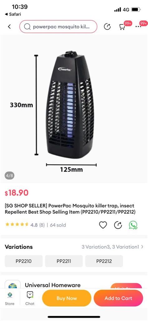 Powerpac Insect Killer Tower Tv Home Appliances Other Home