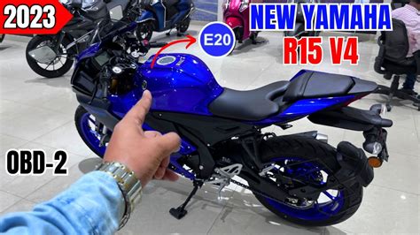 2023 Yamaha R15 V4 Racing Blue Full Review 🔥e20⛽obd 2 On Road Price