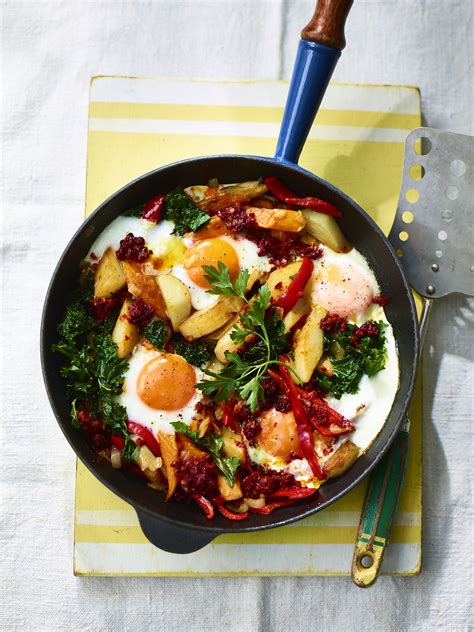 Breakfast Hash With Nduja And Kale Ainsley Harriott