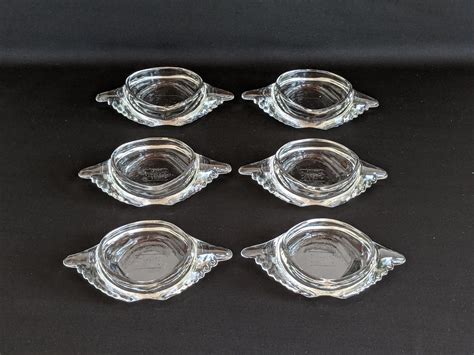 Glasbake Vintage Crab Baking Dishes Set Of 6 Crab Ramekins Etsy