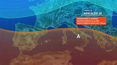 Meteo Dicembre Con L Anticiclone Poi Arriva Qualche Pioggia