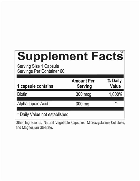 Lipoic Acid 300mg - Genesis Pharmacy Supplements