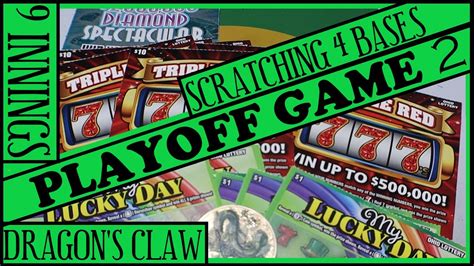 Game 2 Goes 9 Innings Scratching 4 Bases Ohio Lottery Instant