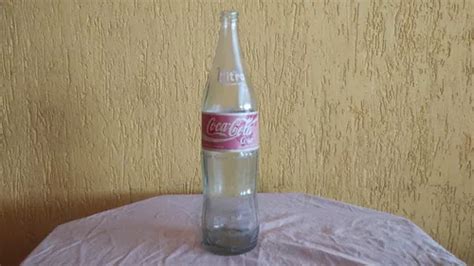 Lote 2 Antiguas Botellas Gaseosa Coca Cola 1 Litro 19871989 En Venta