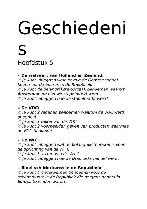 Geschiedenis Samenvatting Hoofdstuk 5 VWO 3 Geschiedeni S Hoofdstuk 5