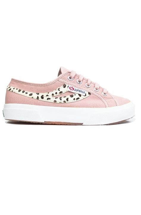 Superga 2953 Pink Smoke Dalmatian Trainers Shoes From Shirt Sleeves Uk