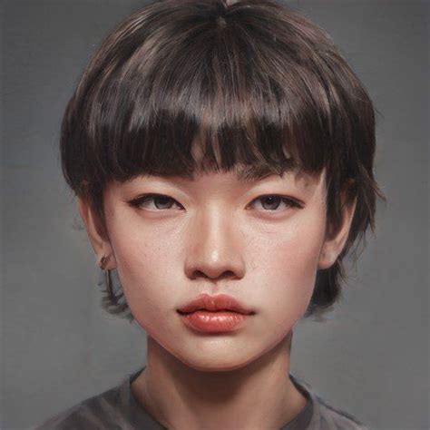 Chingu Jin Seon Ah Artbreeder Character Inspiration Portrait Face