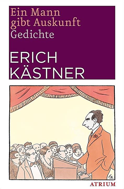 Ein Mann Gibt Auskunft Erich K Stner Taschenbuch Buch In