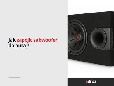 Jak Zapojit Subwoofer Do Auta