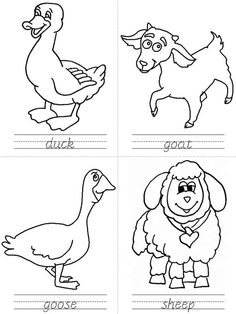 On The Farm Activity Worksheet