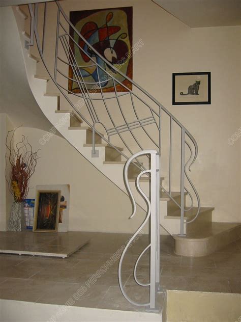 Rampe Escalier Fer Forg Interieur