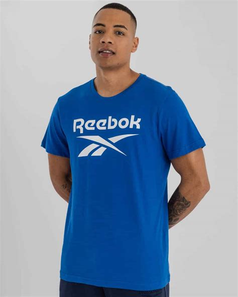 Reebok M RI Big Logo Tee HS4977 Blue White Footgear