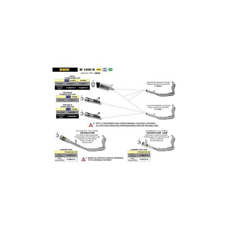 Arrow Competition Evo Titan Komplettset Bmw M R Rr