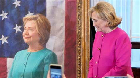 Hillary Clinton Makes Jibe At Trump Administration As Her Portrait Is