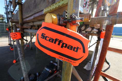 SCAFFPAD Scaffolding Safety Impact Protection Foam Pad Orange