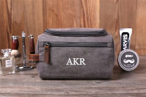 Groomsmen Toiletry Bag Groomsman T Personalized Washed Etsy