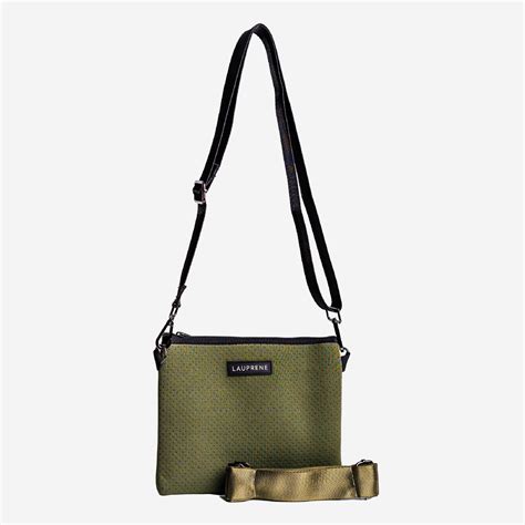 Neoprene Messenger Bag Khaki Iconomy