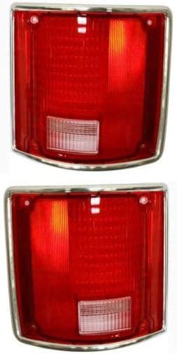 Evan Fischer Tail Light Set Compatible With 1973 1986 Chevrolet C10 Suburban Fits