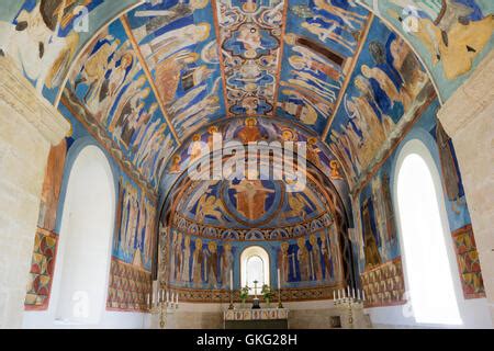 Cristo En Majestad Pantocr Tor Pintura Mural Rom Nica Iglesia De San