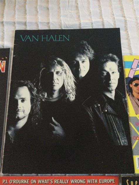 Van Halen Promo Photos Tour Book Magazine Special Edition Collectibles Lot Ebay