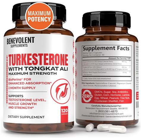 Turkesterone Tongkat Ali Boosting Performance Naturally