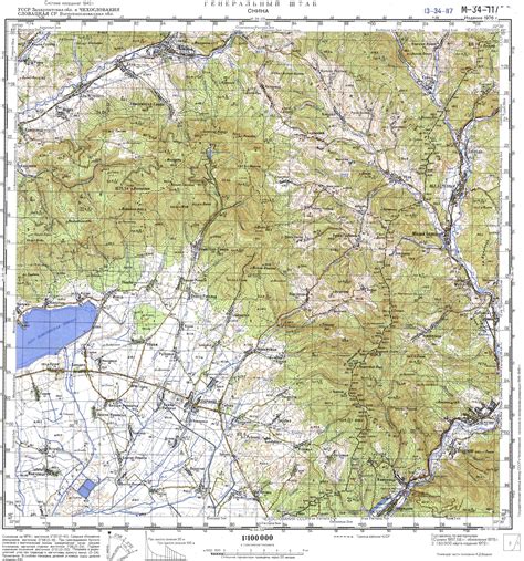 Ukraine 1100000 Topographic Maps