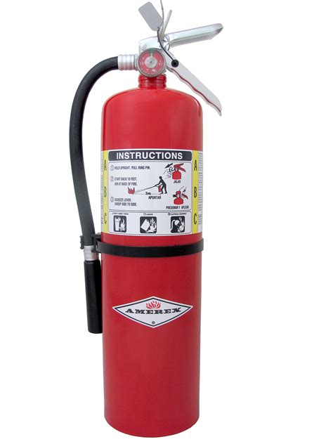 Buy Amerex B456, 10lb ABC Dry Class A B C Multi-Purpose 10 Pound Fire Extinguisher with Wall ...