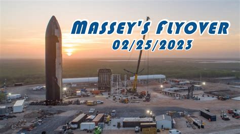 Spacex Masseys Flyover 02252023 Youtube