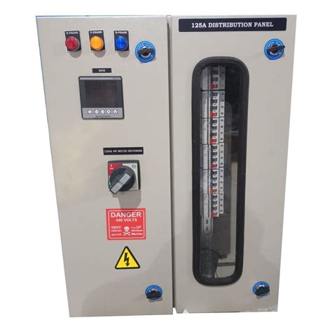 Way V Mild Steel Power Distribution Control Panel Spn At Rs