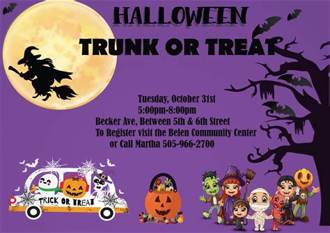 Halloween Trunk Or Treat Explore Belen