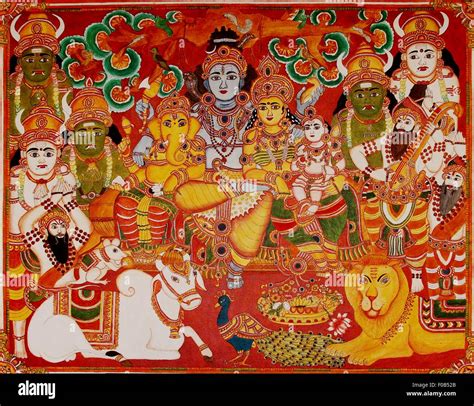 Shiva Mural Paintings