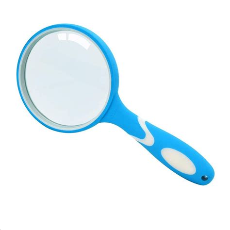 10x Handheld Magnifying Glasses With Non Slip Rubber Handle For Reading And Science Eleroyal