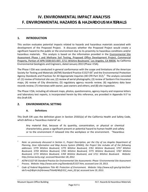 Pdf Iv Environmental Impact Analysis F Museum Square Office