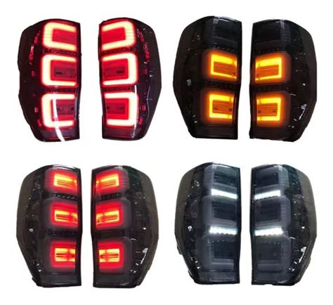 Par Calaveras Luz Led Ford Ranger Meses Sin Inter S