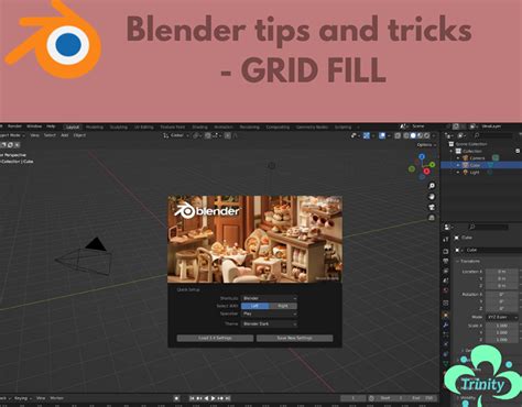 Blender tips and tricks -GRID FILL on Behance