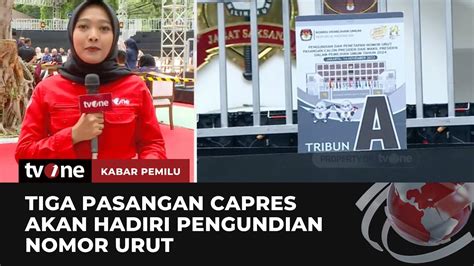 Kpu Gelar Gladi Resik Acara Pengundian Nomor Urut Pilpres Kabar