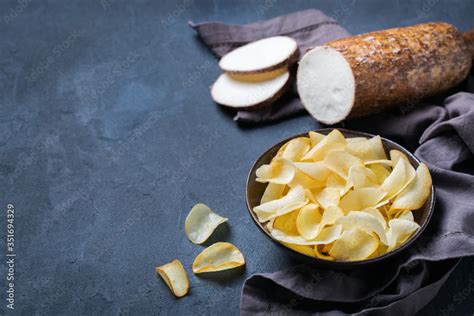 Yucca Yuca Cassava Manioca Mandioca Chips Stock Photo Adobe Stock