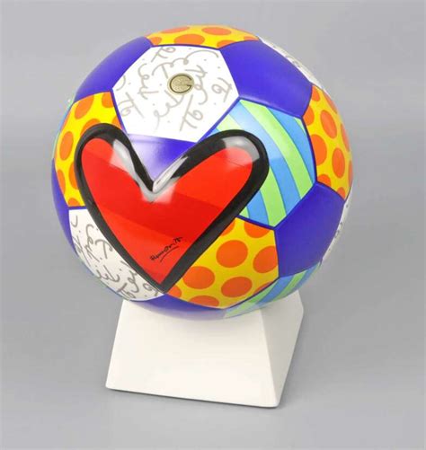 Pop Art WM Fußball Romero Britto