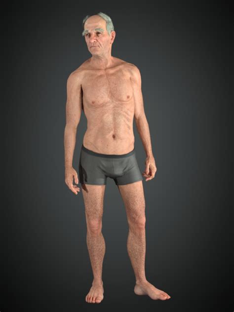 Realistic Rigged Old Man Mason Character 3D Model 3D Model TurboSquid