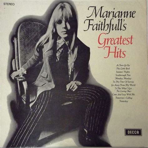 Marianne Faithfull's Greatest Hits | Just for the Record