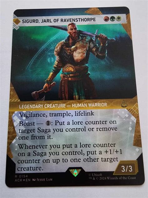 Mtg Sigurd Jarl Of Ravensthorpe Foil Showcase Assassin S Creed Nm Ebay