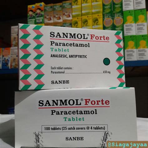 Jual Sanmol Forte 650 Mg Tablet | Shopee Indonesia